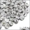 Arts And Crafts Arts Gifts Home Garden 10Pcs/Lot 18Mm Elegant Grass Buttons Glass Charm Snap Button Jewelry For Snaps Bracelet Jllgfl Dro