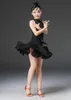Stage Wear Girl Latin Dance Dress For Children Girls Competition Ballroom Kids Tango Salsa Dancewear Practice Cha