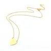 Designer mens femmes LOVE Pendentif Colliers 316L Titane Coeur acier Gravé Lettre Collier 18K Plaqué Or Bijoux 3 Couleur