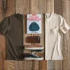 2022 New Maden Mode Été T-shirts Pour Hommes Vintage Regular Fit À Manches Courtes Ras Du Cou En Coton Lourd Tee Court Militaire G220512