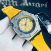 Verkoop Nieuwe Luxe Designer Volledig Automatische Mechanische Horloge Mannen Lichtgevende Montre de Luxe Vouwen Gesp Rubber Strap Mens Horloges Mannelijk Horloge Swisstime Gift