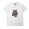 designer T Shirt mens mode Bear t-shirt vêtements de luxe à manches courtes homme femme Punk imprimer lettre Summer Skateboard respiration Casual Tees 100% coton en gros S-2XL