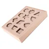 Gift Wrap Set Of Baby Building Block Wooden Geometry Shape MatchingGift