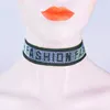 Vintage choker halsband handgjorda brev spets halsband för kvinnor tillbehör dam fest smycken 10st / lot