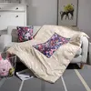 Cushion/Decorative Pillow In 1 Combed Cotton Foldable Patchwork Quilt Blanket Square Home Office Car Throw Back Cushion 105 150cm CojinesCus