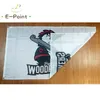 MILB Fayetteville Woodpeckers Flag 3*5ft (90 سم*150 سم) ديكور البوليستر بانر هدايا حديقة المنزل