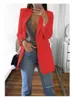 Ladies Spring OL Professional Lapel Cardigan Temperament Suit Casual Jacket Blazer Women Office Lady 220402