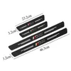 1Pack New Car Protector Door Sill Sill Stickers for Fiat 500 500X 500L Panda Tipo Punto3429302