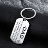 КЛАЧИНА папа в мир вы можете быть одним человеком, но я - Keyrings Gift Jewelry Dog Tag из нержавеющей стали Enek22