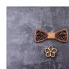 Leaf Wooden Bow Ries للرجال القوس قطع الفراشات بدلة الزفاف قميص Bowtie Krawatte Bowknots