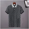 22SS Sommer Markenkleidung Luxus Designer Poloshirts Männer Casual Polo Mode Schlange Biene Druck Stickerei T-shirt High Street Herren Polos M-3XL Großhandel