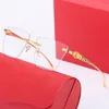 for Black Sunglasses Man Glasses Women Designer Butterfly Lens Gold Panther Head Classic Anti-blue Light Radiat Frame