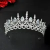 A67 Luxury Zircon Crown Bride Headwear Crystal Women Tiaras Hingestone Wedding Headpice Birthday Bandle Pageant Hair Jewelry