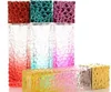 Eau Cube Design Bouteilles de parfum vides 50 ml Atomizer coloré Verre Verre Réfilable Bouteille de pulvérisateur de pulvérisation de pulvérisation de pulvérisation T0408