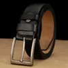 Belts 80-160CM Whole Cow Genuine Leather Luxury Strap Male For Men Fashion Classice Vintage Pin Buckle Jeans Belt