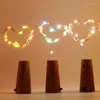 Strings LED en forme de liège étoilé chaîne lumière extérieure guirlande lampe fête de mariage décoration lumières de noël boîte cadeau bouteille de vin lampe LED