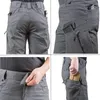 Été hommes Shorts tactiques Shorts de randonnée en plein air imperméable à l'eau à séchage rapide travail Camo pantalon court pour la chasse pêche Shorts militaires 220421