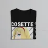 Mens T-shirts Cosette Cute Special Tshirt Takt Op Music Anime Top Quality Creative Presentkläder T Shirt Stuff ofertas