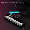 LED -gadget USB -laddning Touch Sensing Switch fördubblar lättare vindtät flamlös elektronisk cigarett Cigarett ingen gaselektrisk L1115042
