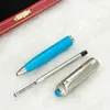 LGP Luxury pen Blue Stone Ballpoint Pennen Hoge kwaliteit Writing Supplies With Red Box Options3453808