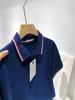 4 färger klassiska bröstmens polo skjorta France Luxury Brand Shirts Leisure2023