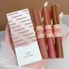 Lipgloss 5-teiliges süßes Lippenstift-Set aus mattem Samt, wasserdichte Lippenstifte, langlebig, sexy Frauen, roter Farbton, Make-up, Schönheit, Kosmetik