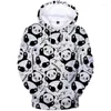 Felpe con cappuccio da uomo Felpe con cappuccio Kawaii Animal Panda Felpa con stampa 3D Streetwear Uomo Donna Felpa Moda Harajuku Top Pullover Ragazzi Ragazze