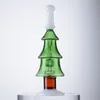 Weihnachtsbäume Wasserpfeifen Getränkeflasche mit Duschkopf Perc Mini Small Rigs Weihnachtsstil Dab Rig Silikonbongs mit Schüssel WP2112