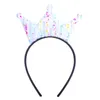 Europe Baby Girl Hair Clasp Sequins Crown Hairhoop Kids Bandband Band Princess Child Dance Performance Performance Accessoire 6 Couleurs