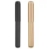 Delike Hunyuan Full Brass Stationery Office School Birthday Gift Solid EF F EF Nib Black Ink Fountain Pen Adults Kids Business 220812