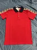 Camisas polo de diseñador para hombre Polos de lujo Camiseta casual para hombre Serpiente Abeja Estampado de letras Bordado Moda High Street Man Tee