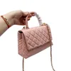 Classical Top Handle Totes Mini Designer Bags Caviar Calfskin Quilted Matelasse Chain Single Flap Vanity Cosmetic Outdoor Sacoche Purse Luxu