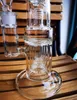 Vintage Syn 14 inch 7mm Glas Bong Water Roken Hookah Pijp 18mm Vrouwelijke Gezamenlijke Bubbler Hoofdolie DAB Rigs met kleurenkom