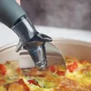 Creativo Ruota per pizza in acciaio inossidabile Piano cottura rotante Rotella di scorrimento Asse Pancake Divisore Coltello da cucina Accessori per utensili da forno fai da te