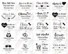 100 Stück personalisierte Hochzeits-Blasenstab-Aufkleber, transparente Etiketten, personalisierbar, keine Flaschen 220613
