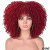 NXY Wigs Chemical Fiber Full Head Hair Kvinnlig liten Curly Explosive S headcover 220527