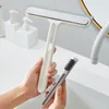 Multifunctional Household Bathroom Kitchen Silicone Rubber Blade Mirror Handle Window Wiper Shower Rubber Squeegee