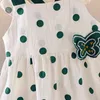 1 2 3 4 5 6 anni Neonate Dress Fashion Polka Dots Bow Summer Little Fairy Princess Dress Birthday Party Gift Abbigliamento per bambini G220518