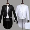 Mens Suit Tuxedo Solid Wing Pointed Collar Mens Long Sleeve Gentlemans Dress Formal Wedding Bridegroom Party Suit Large 201106