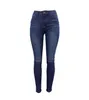 Повседневные джинсы Женщины рваные отверстия колена сжимают высокие брюки с высокой талией Слим подходит для длинных брюк женские брюки хорошего качества