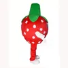 2022 Strawberry Mascot Costume Halloween Fancy Party Dress Friuts Tecknad karaktärdräkt Karnival Unisex vuxna outfit
