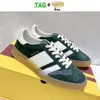 Tasarımcı Sıradan Ayakkabı Xad Gazelle Canvas Sneaker Antrenörleri Beyaz Süet Bej Abanoz Tuval Altın Yeşil Kırmızı Valvet Mavi İpek Erkek Kadın Sezunay