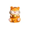 Decorative Objects & Figurines Desktop Tiger Ornament Cute Shaking Head Statue For 2022 Chinese Year Lucky Zodiac Home Car Blessing Souvenir