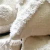 Подушка/декоративная подушка волна точка бежевая вышивка на дом украшение на кисточниках подушка диван Sham 30x50см/45x45cmcushion/decora