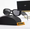Дизайнерские солнцезащитные очки Классические очки Goggle Outdoor Beach Sun Glasses для мужчины Смешайте цвет. Пополнительная треугольная подпись