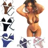 Costumi da bagno da donna Costumi da bagno Designer Bikini G Catena Sexy bikini da spiaggia Costume da bagno Lettera stampata Estate Costume da bagno diviso Bikini con spalline per Wom