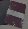 Caderno de luxo 146 A5 100 páginas Papel Produto Agenda Fichário Artigos de papelaria Material de escritório Bloco de notas de reunião de alta qualidade feito à mão O2886