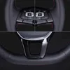 Ratthjul täcker biltäckande lädertillbehör för Juke Maxima Sentra SV 370Z 2008-2022 Infiniti FX FX35 FX37 FX50SEERING COVERSSTEERI