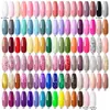 Nagel-Gel-Nagellack, halbpermanent, Gellack, Nail Art Salon, 100 Farben, glitzernd, 7,5 ml, zum Einweichen, organischer UV-LED-Nagel-Gel-Lack