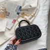 イブニングバッグロープハンドルPUレザー女性用小さな箱クロスボディ2022旅行ファッションシンプルチェーンショルダーハンドバッグと財布